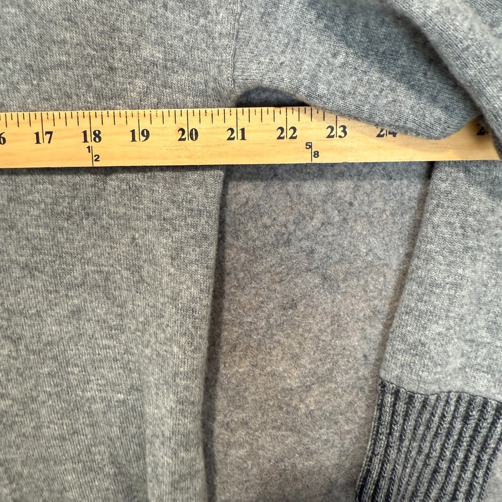 Cynthia Rowley 100% 2-Ply Cashmere Sweater Womens Small Turtleneck Pockets Relax - Picture 8 of 12